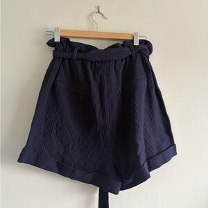 NWT FRNCH Danka HighRise Cotton Gauze Short